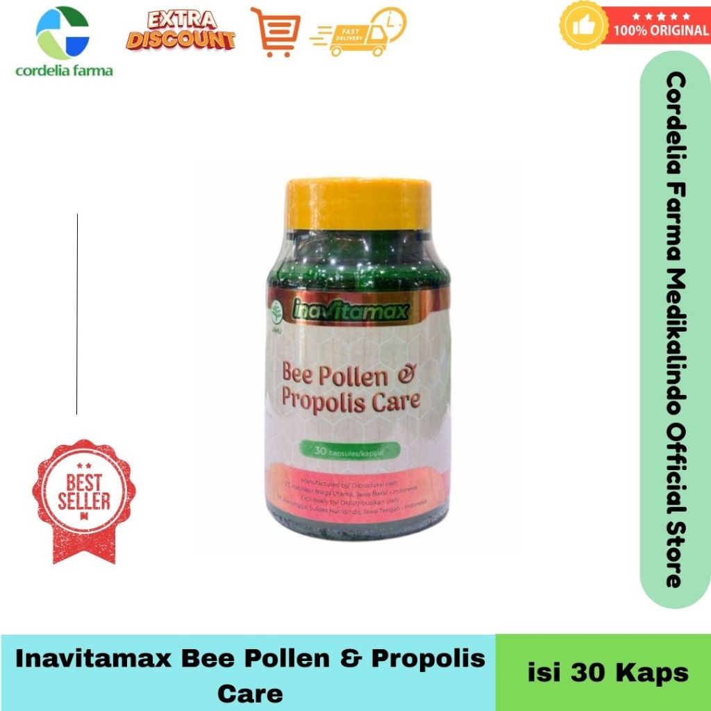 INAVITAMAX BEE POLLEN&PROPOLIS CARE CAP 30S