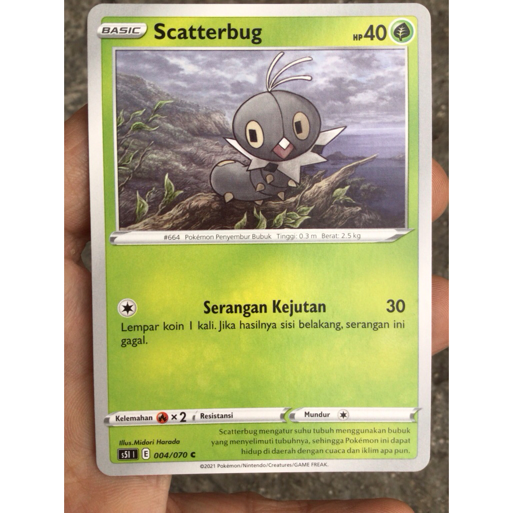 SCATTERBUG PROMO KARTU POKEMON