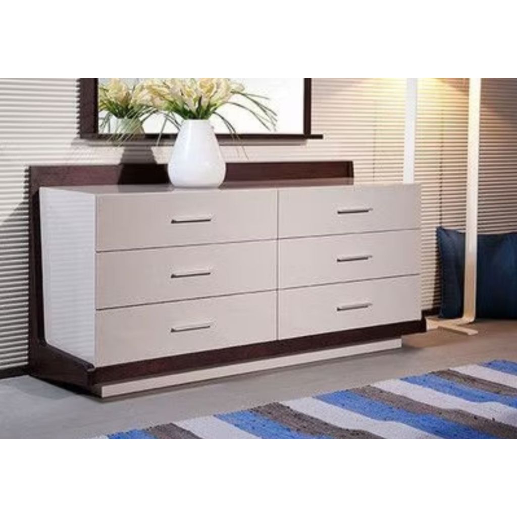 RAY Drawer kabinet kayu solid 6 laci - meja console minimalis solid mewah