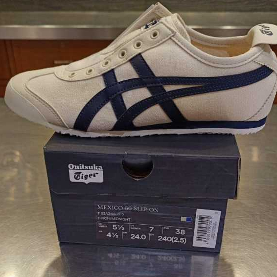 face2face.id ORIGINAL ONITSUKA TIGER MEXICO 66 SLIP-ON BIRCH/MIDNIGHT