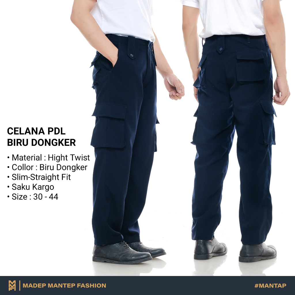 Celana PDL Biru Celana PDL Cargo Biru Dongker Damkar Pemadam Kebakaran DISHUB MMF