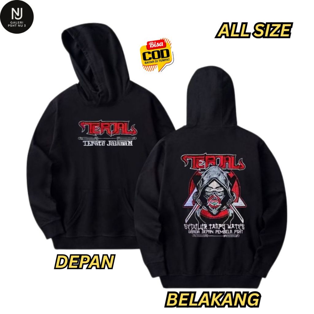 Jaket Warga Psht - Hoodie Terjal Full Bordir