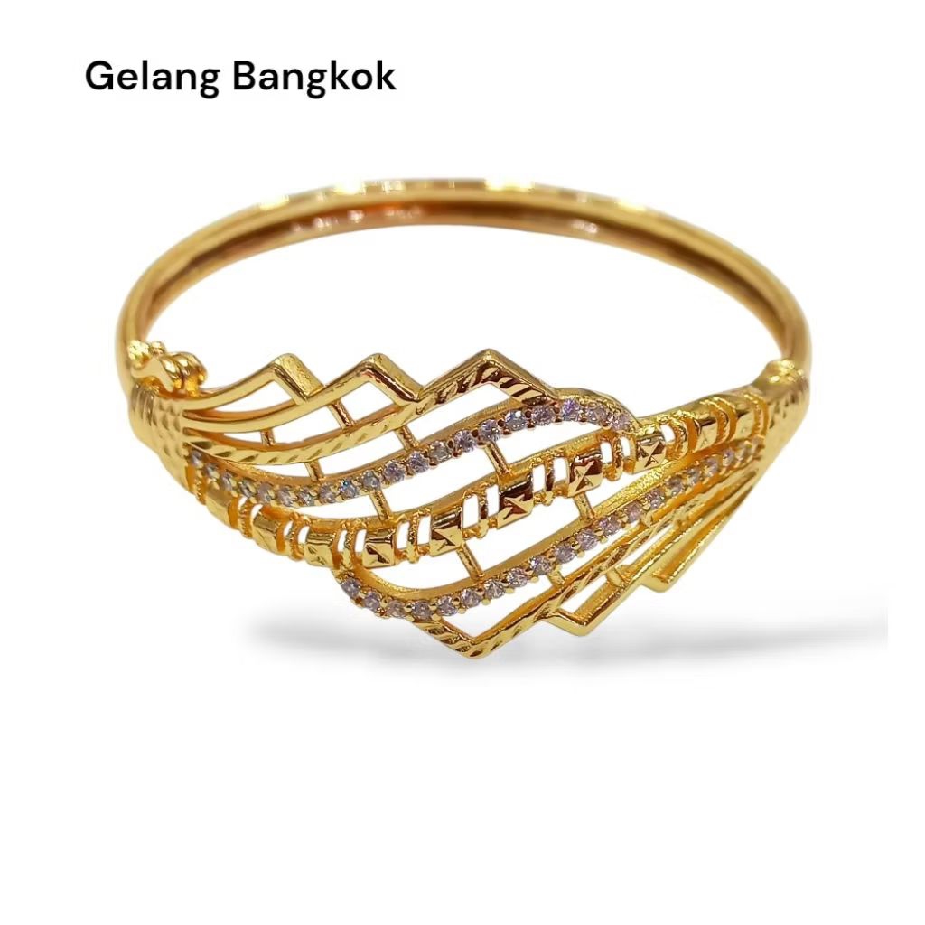 Gelang Xuping Gelang bangkok wanita titanium gold GL110