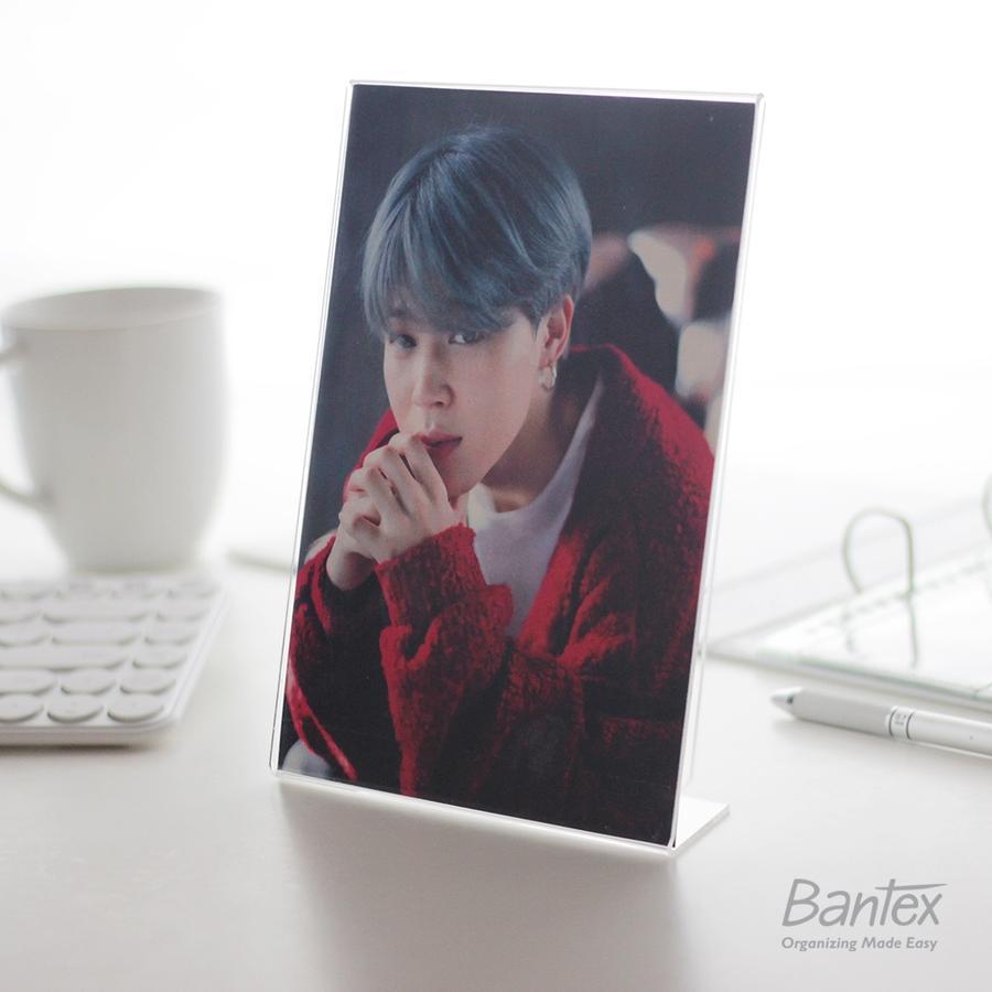 

TBMO Bantex A4 Acrylic Slanted Display 8852 08 Poster Sign Holder / Photocard PC Holder / Tent Card Papan Akrilik Display