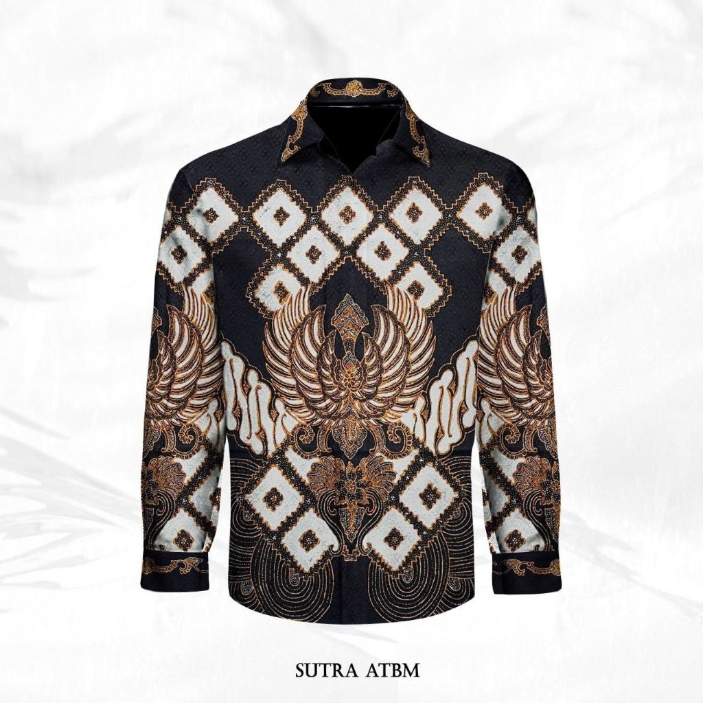 Batik Tulis sutra ATBM Baron Kemeja Pria