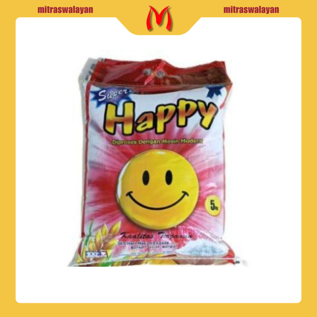 

Beras Pulan SUPER HAPPY Kemasan Zak 5 kg