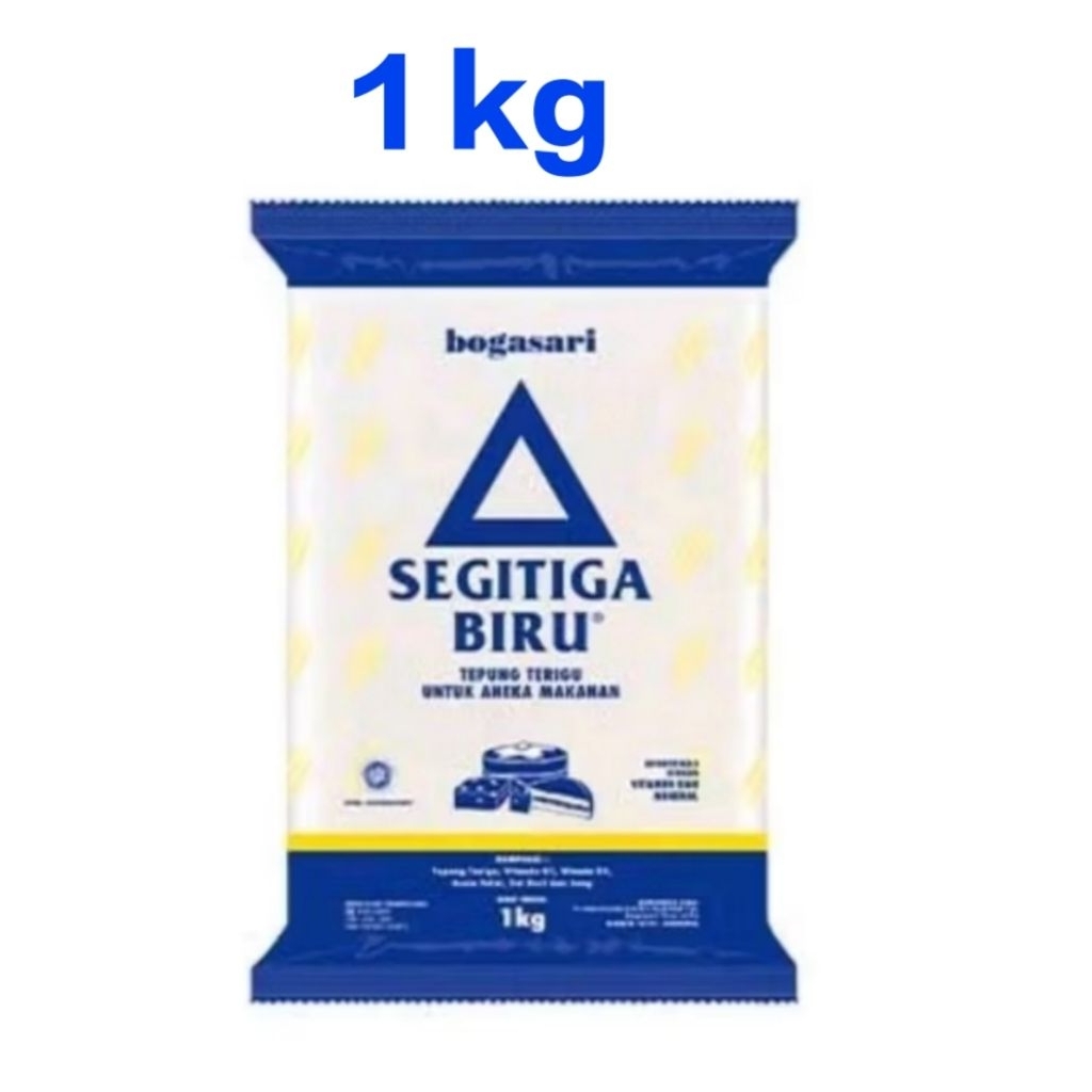 

TEPUNG TERIGU SEGITIGA BIRU, PITA MERAH 1 KG