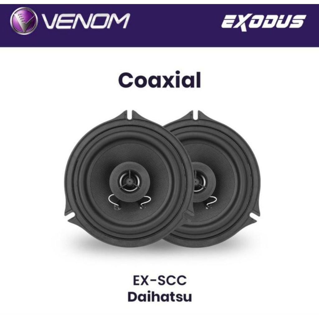 Venom Speaker Exodus EX-SCC Coaxial Pintu Tengah -yaafi car audio