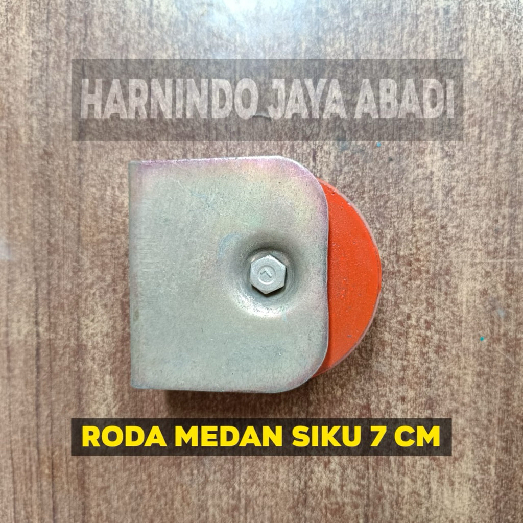 Roda Medan Siku 7cm / Roda Pagar 7cm / Roda Siku Pagar 7cm