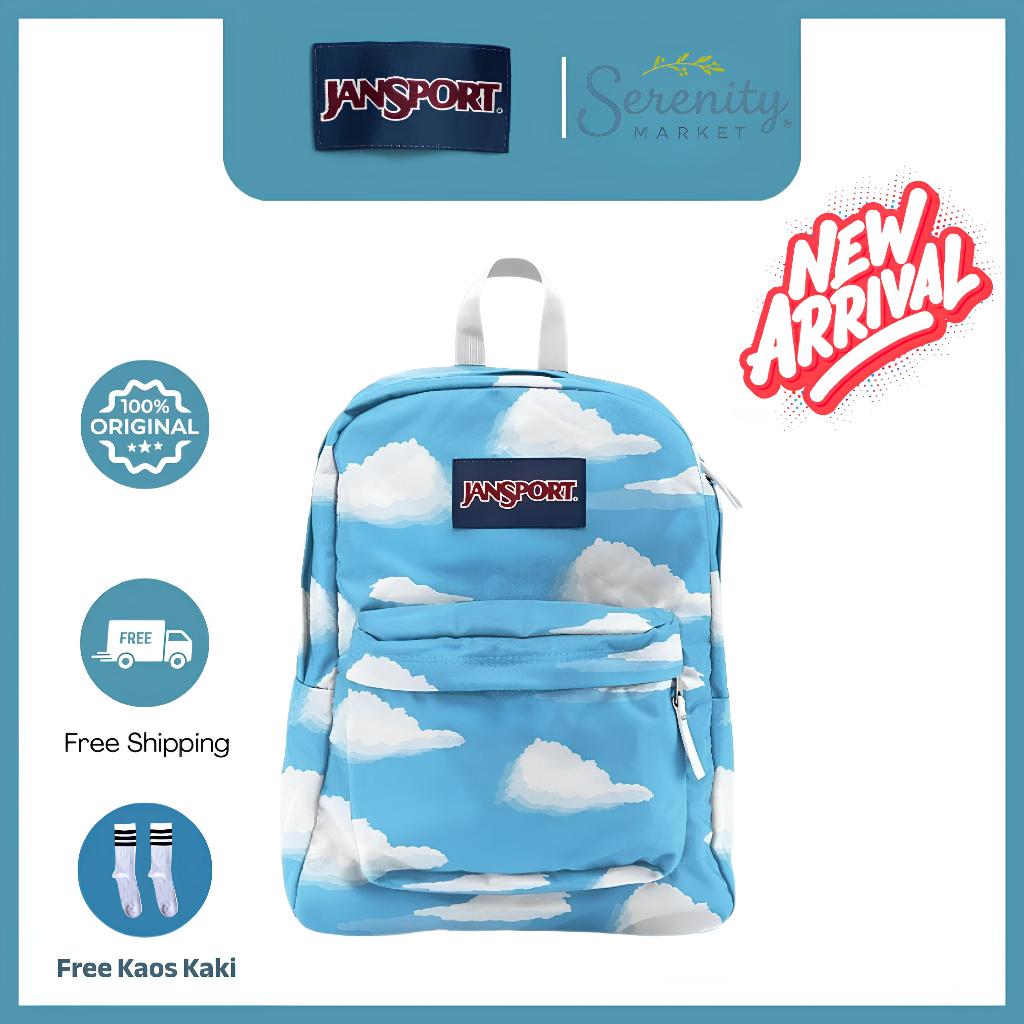 JanSport Tas Ransel / Backpack / Daypack Awan Biru -JanSport Tas Ransel Laptop / Tas Ransel JANSPORT