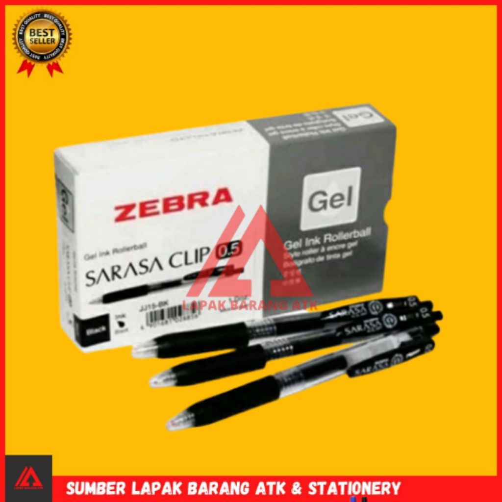 

Pulpen Gel Zebra Sarasa Clip 1.0/0.5 /0.7 Hitam / Biru