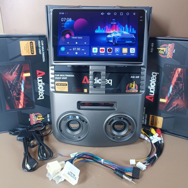 Paket Head Unit Rush /Terios 2006 - 2011 Dan Rush / Terios 2012 -  2017 Audioteq Ram 2/32 Gb