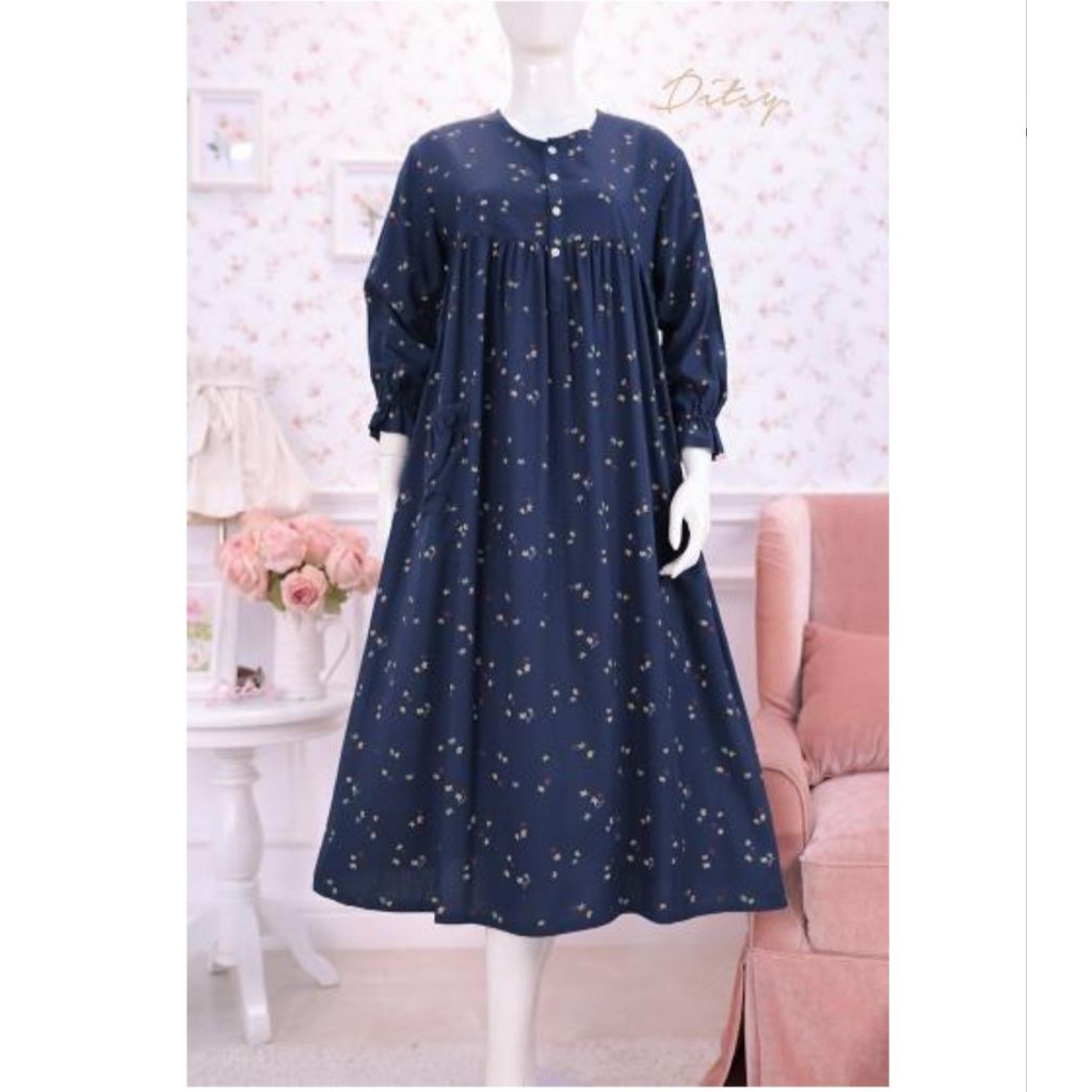 Ditsy Summer Vintage Pajamas Ditsy