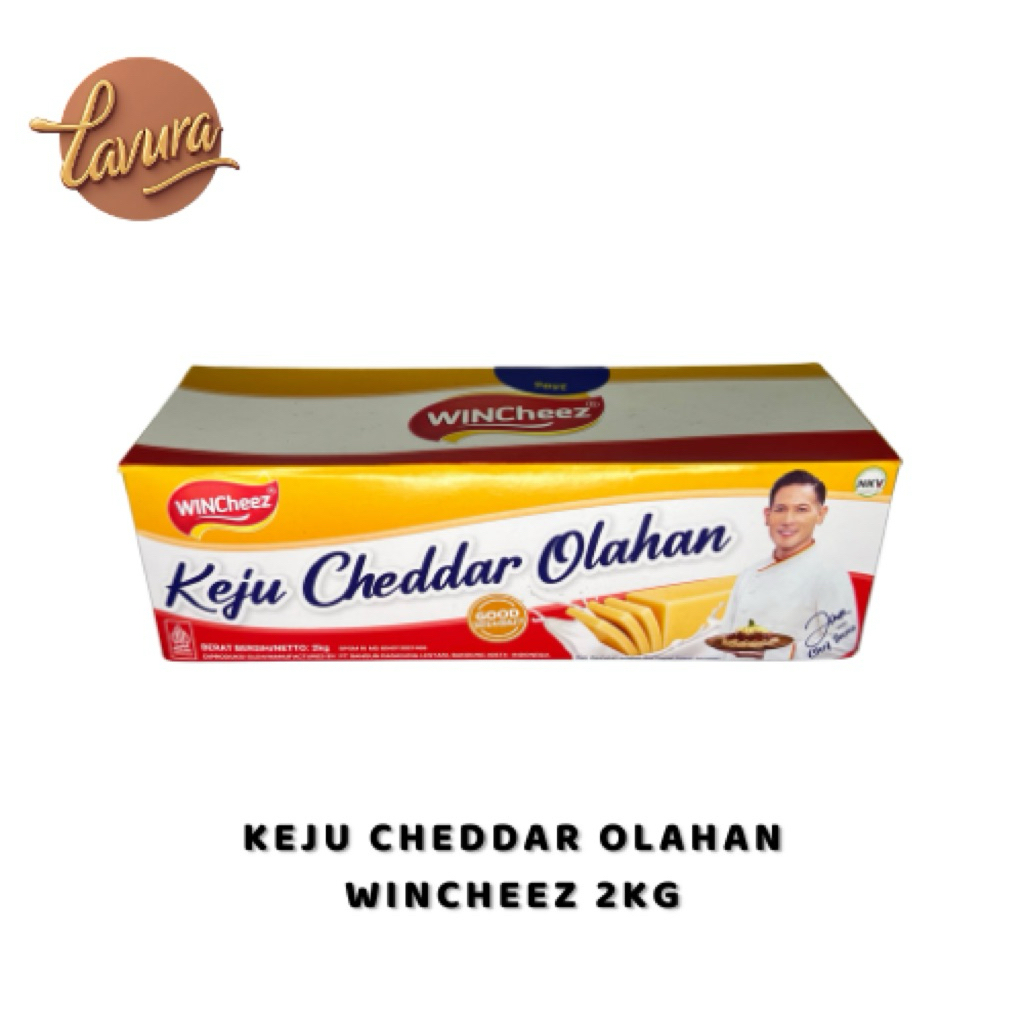 

WINCheez - 2 kg | Keju Cheddar Olahan | Keju Balok