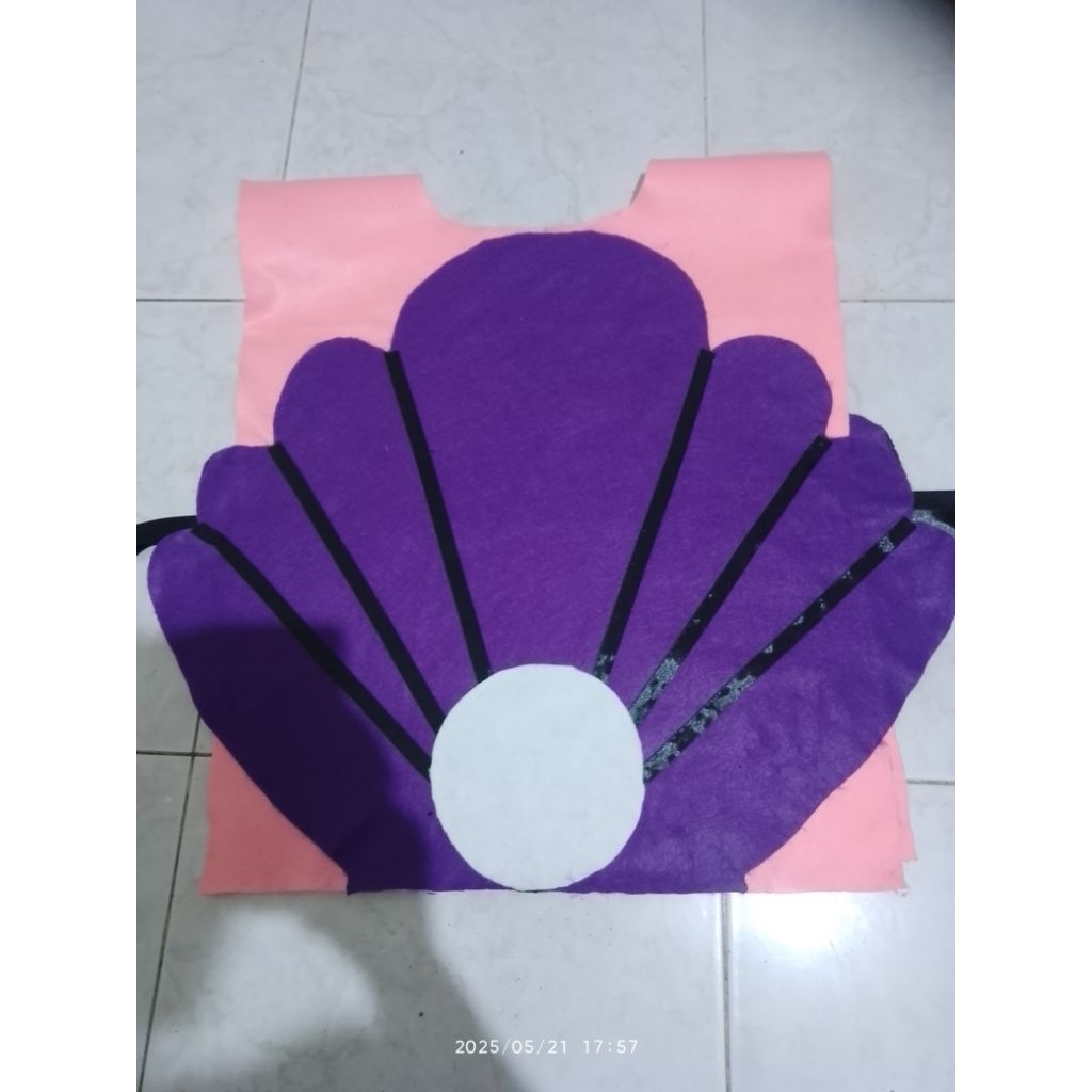 Ready Stok Kostum Anak Paud Tk Sd Dewasa Jumbo Kain Flanel Terlaris Binatang Laut Kerang