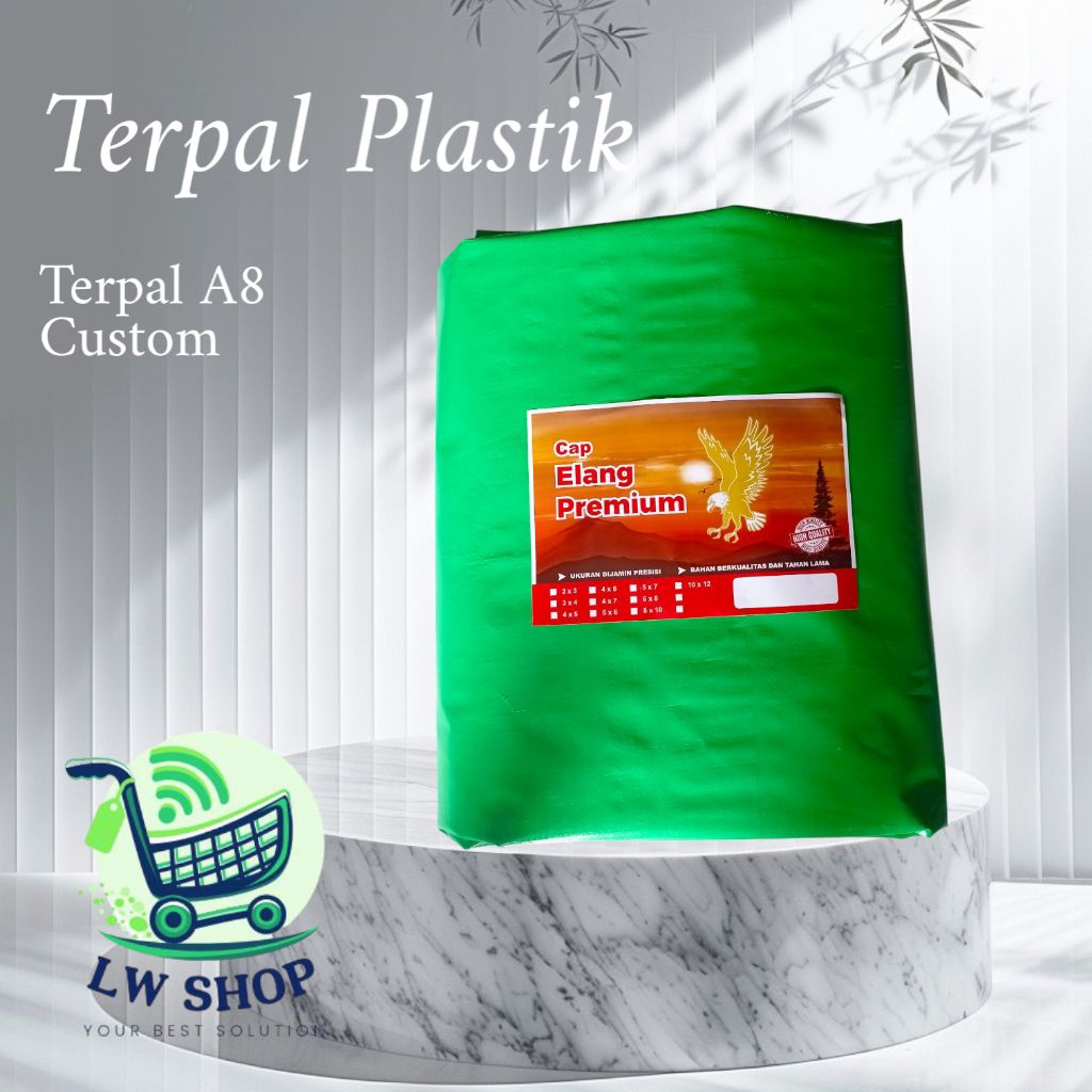 Terpal A8 Custom, Terpal Plastik, Harga Per meter persegi