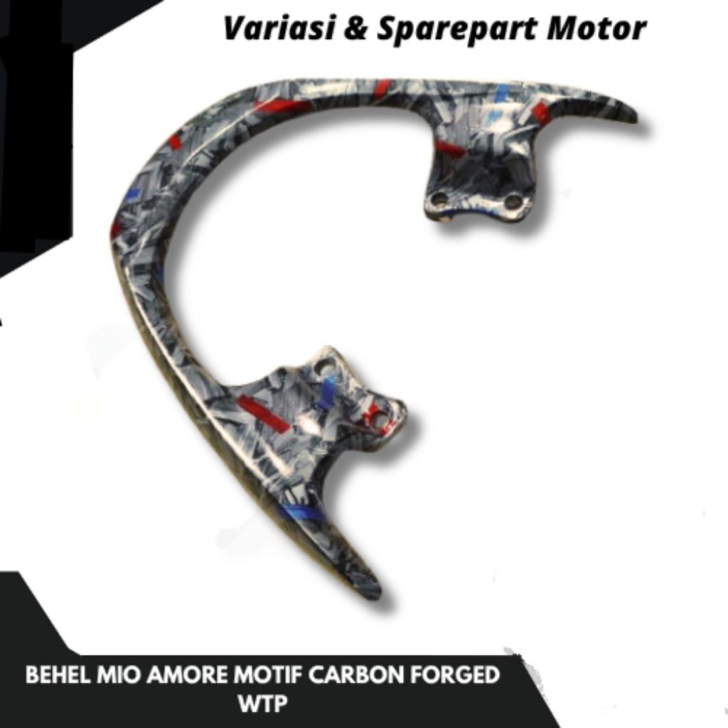 Behel Begel Pegangan Jok Belakang Amor Thailand Model Carbon Celup Asli