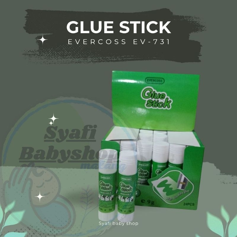 

(024) LEM KERTAS, GLUE STICK EVERCOSS 9gr type EV-371