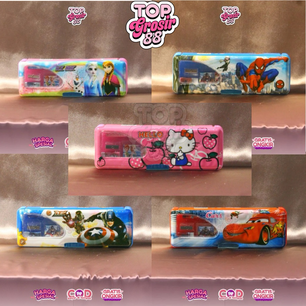 

Kotak Pensil 8A-12 | TEMPAT PENSIL MAGNET KARAKTER 2 SISI/KOTAK PENSIL MAGNET KARAKTER SANRIO