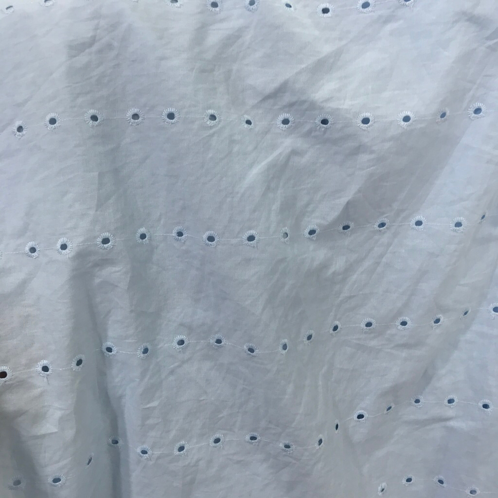 katun bordir bolong | bahan katun bordir bolong | kain meteran katun bordir (harga 0,5 meter) kain k