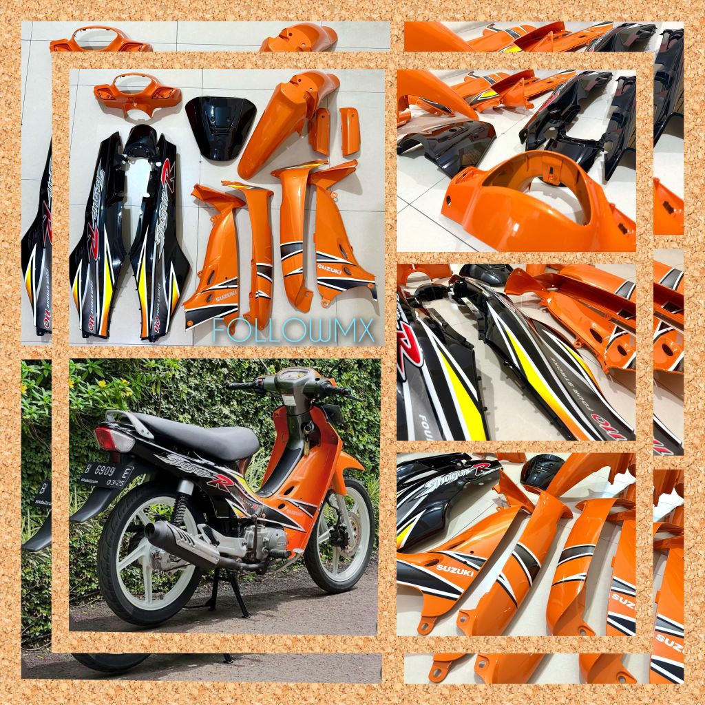 cover body suzuki shogun 110 bodyset suzuki shogun new body set suzuki shogun 110 R body shogun new 