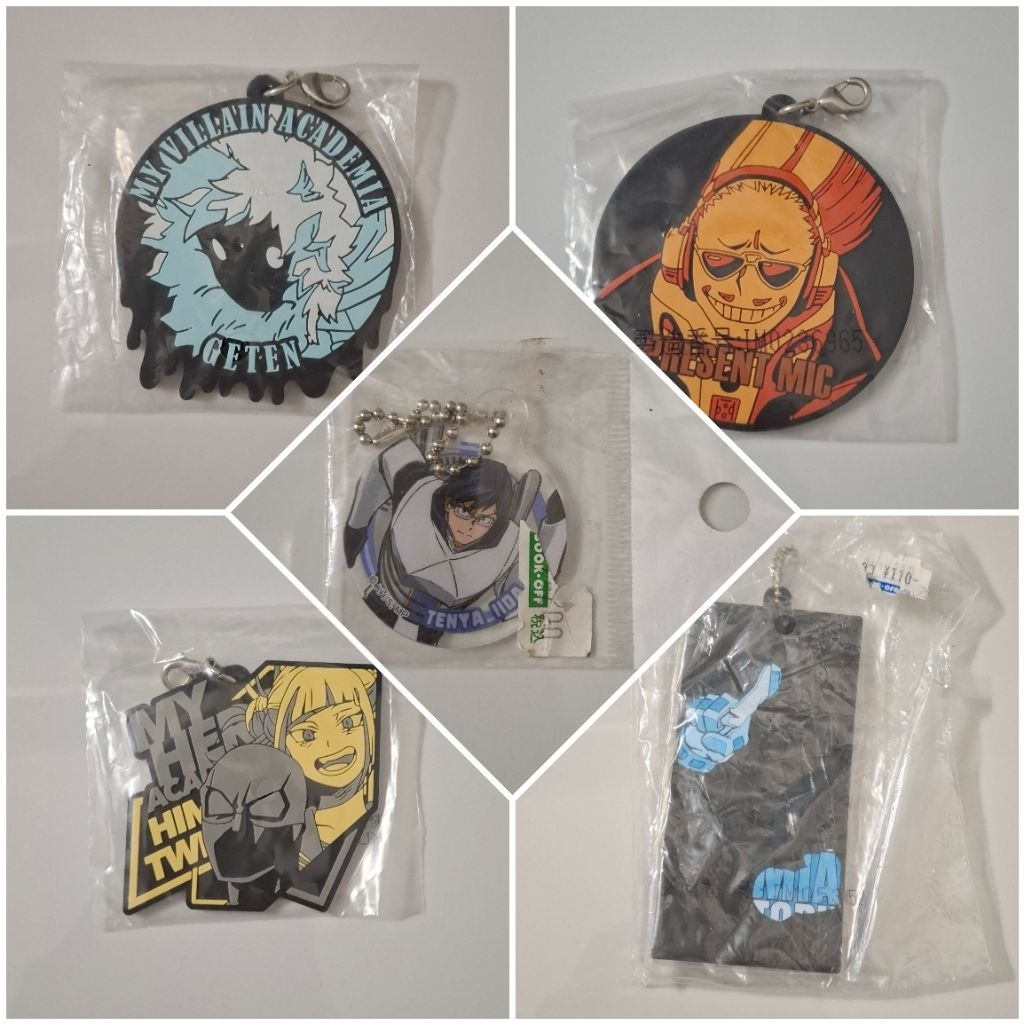 Boku No Hero Academia/My Hero Academia Original Merch (Rubber, Acrylics, Badge, dll)