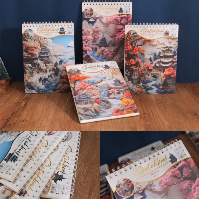 

KODE F33G SKETCH BOOK A4 DRAWING BOOK 5 LBR BUKU GAMBAR SKETSA RING 5262