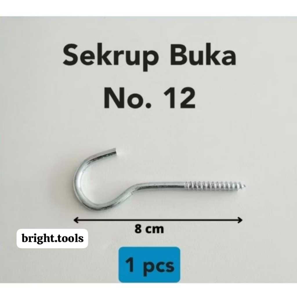 Cantolan Burung no 12/Sekrup Cantolan Burung 8 cm/Sekrup Buka no 12/Sekrup Hak Buka 8 cm