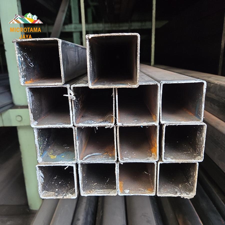 Hollow Hitam 60 x 60 / Holo Besi Kotak