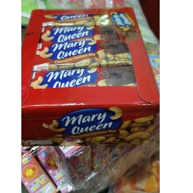 

Cokelat mary Queen cashew nut | isi 24 pcs