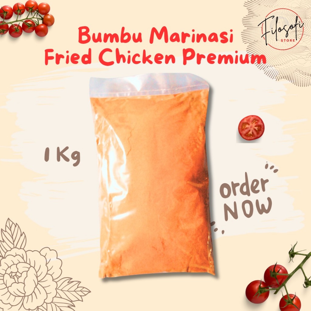 

Bumbu Marinasi Filosofi Ayam / Marinasi Serba guna Kemasan 1kg / Marinasi Fried Chicken