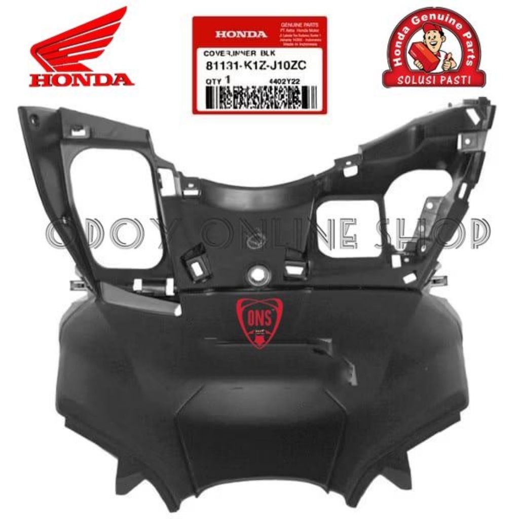 81131-K1Z-J10ZC Cover inner Cover laci kunci atas PCX 160 K1Z 2021 2022 2023 2024 2025 ORIGINAL AHM