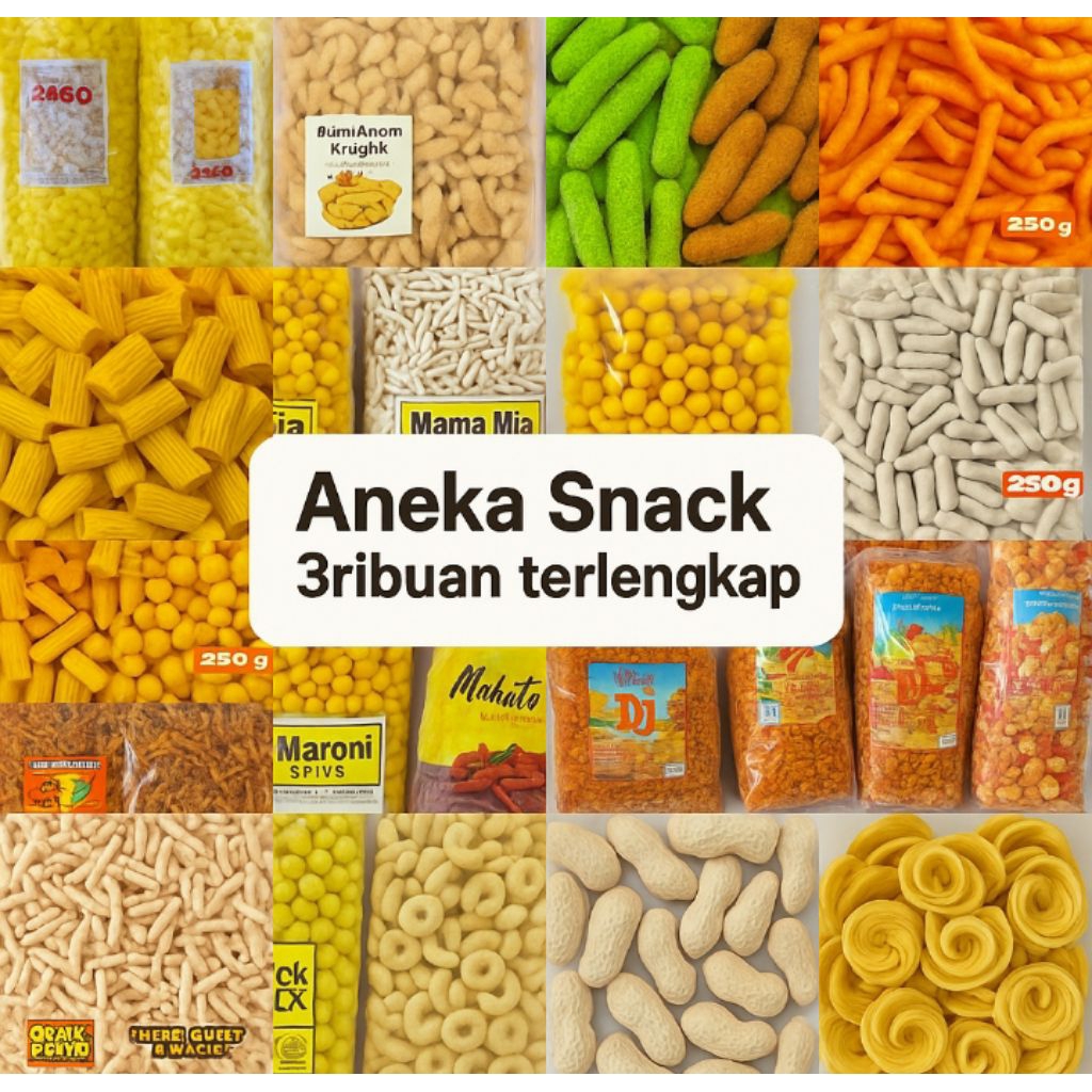 

Snack Jajanan Serba 3.600 per 150g - 85g – Nikmat, Murah, dan Puas!