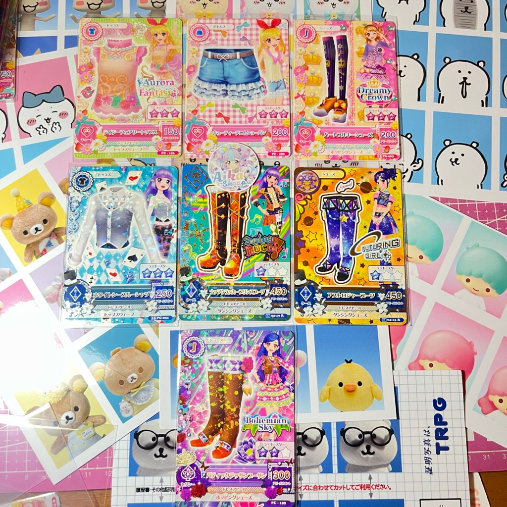 Kartu Aikatsu Jepang Rare Promotion Card Akari Sumire Aoi Sora