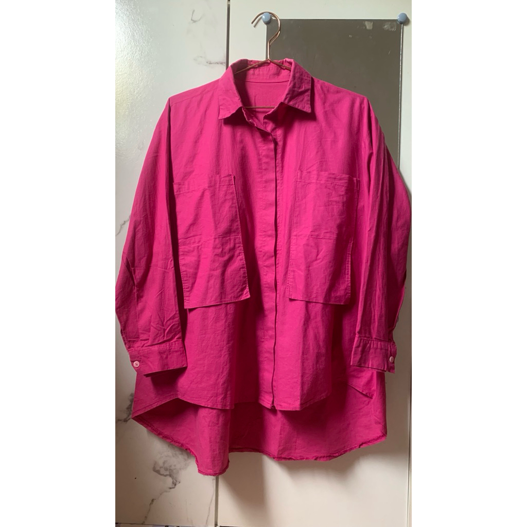 kemeja fushia