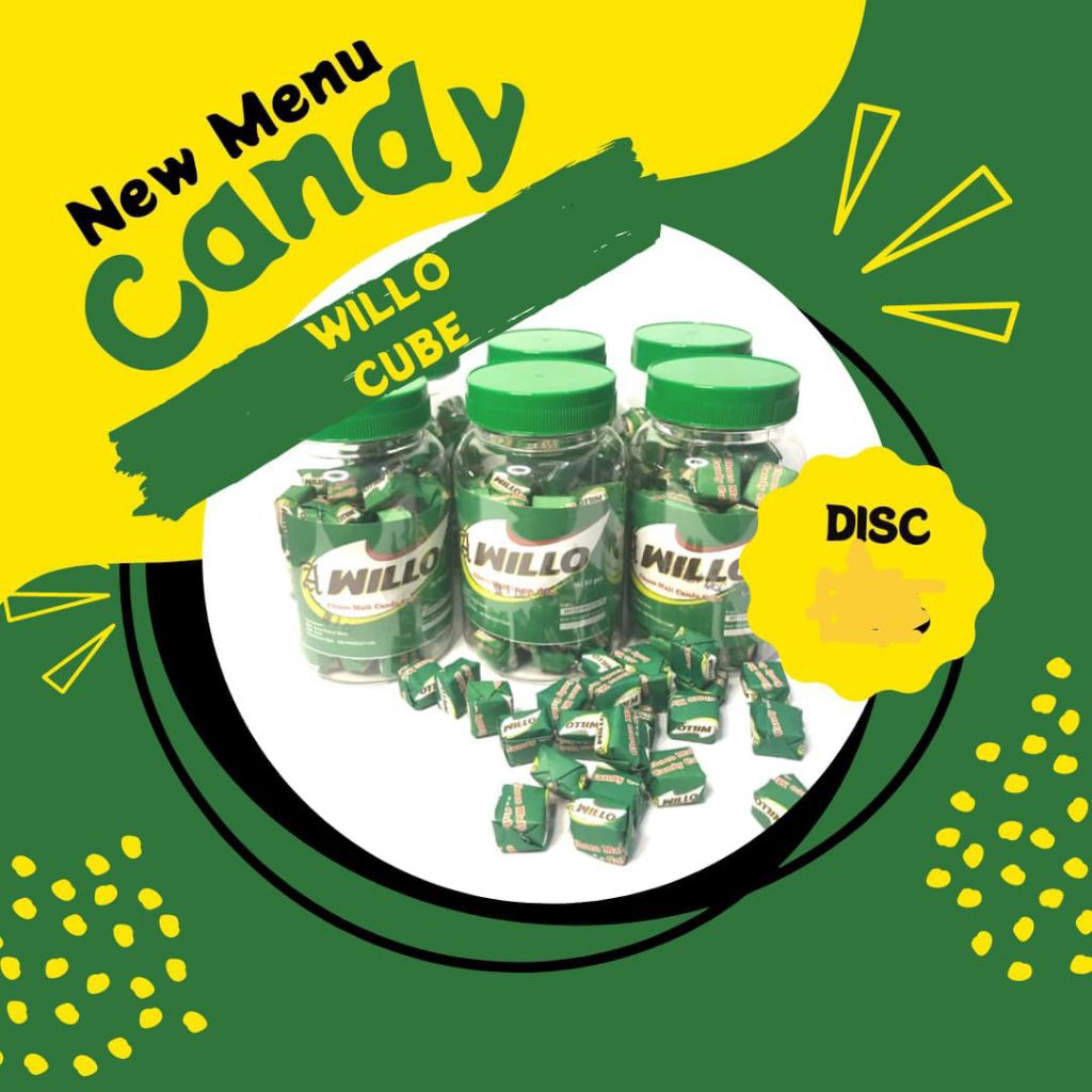 

PERMEN WILLO CANDY CUBE ISI 60 PCS