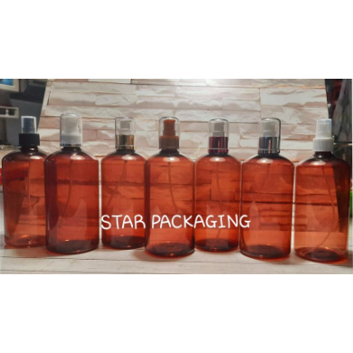 Botol 500ml Botol Pump 500ml Amber Botol Pump Treatment 500ml Cokelat