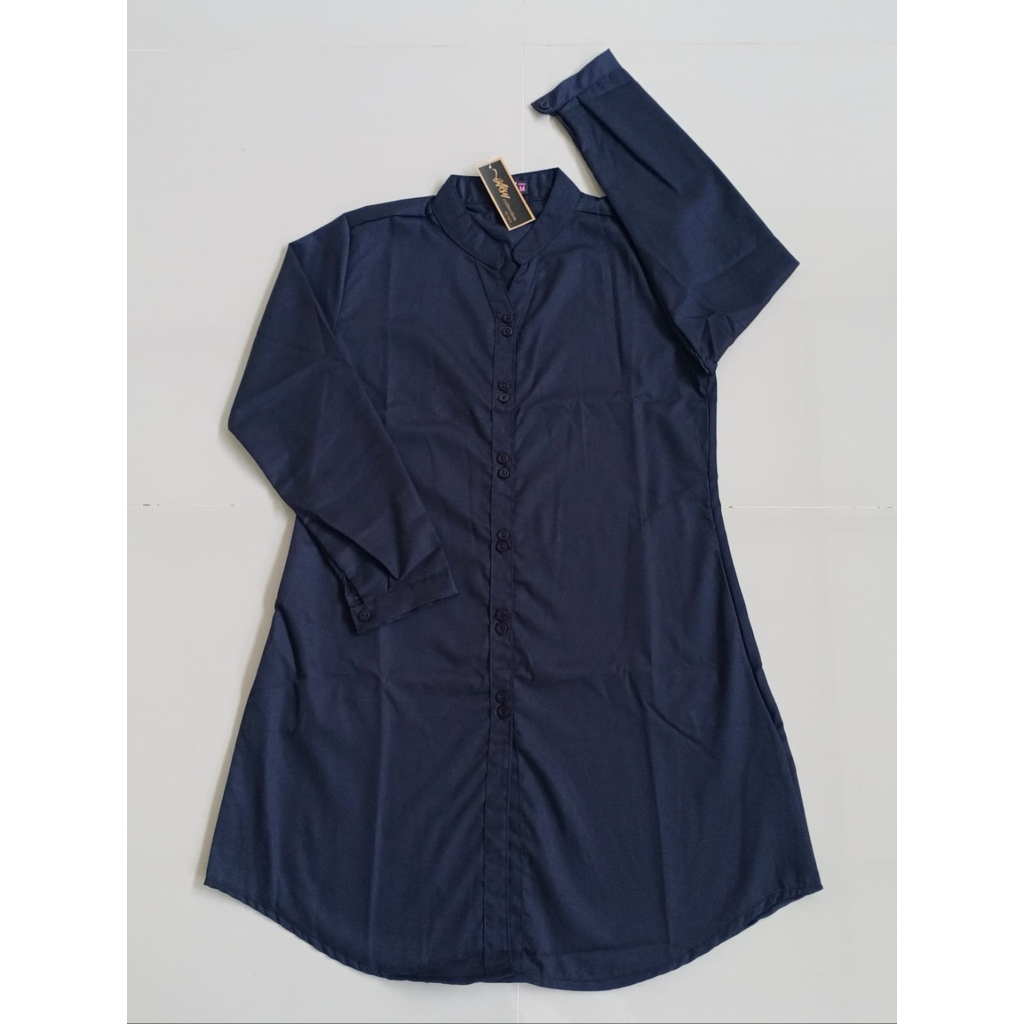 Tunik Hitam Bahan Toyobo