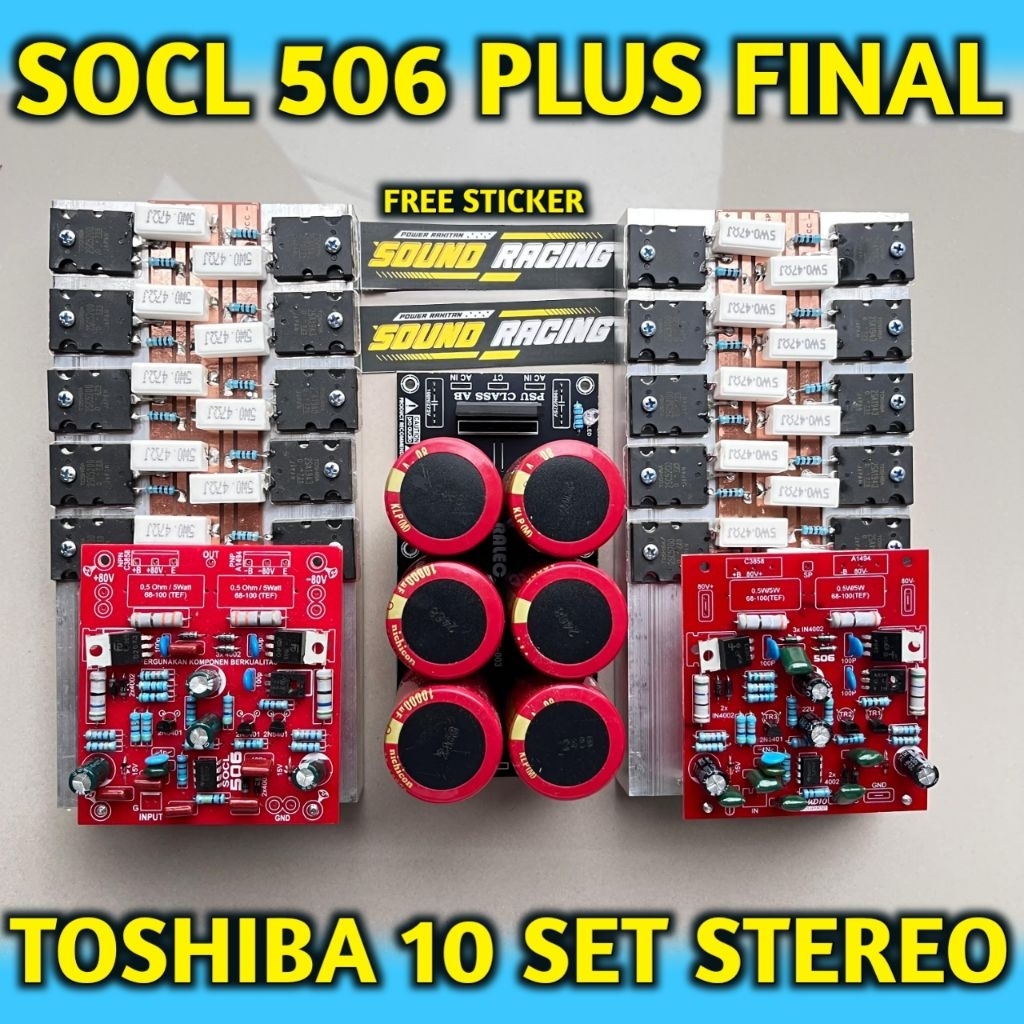 SOCL 506 PLUS FINAL 5SET STEREO PLUS ELCO 80V