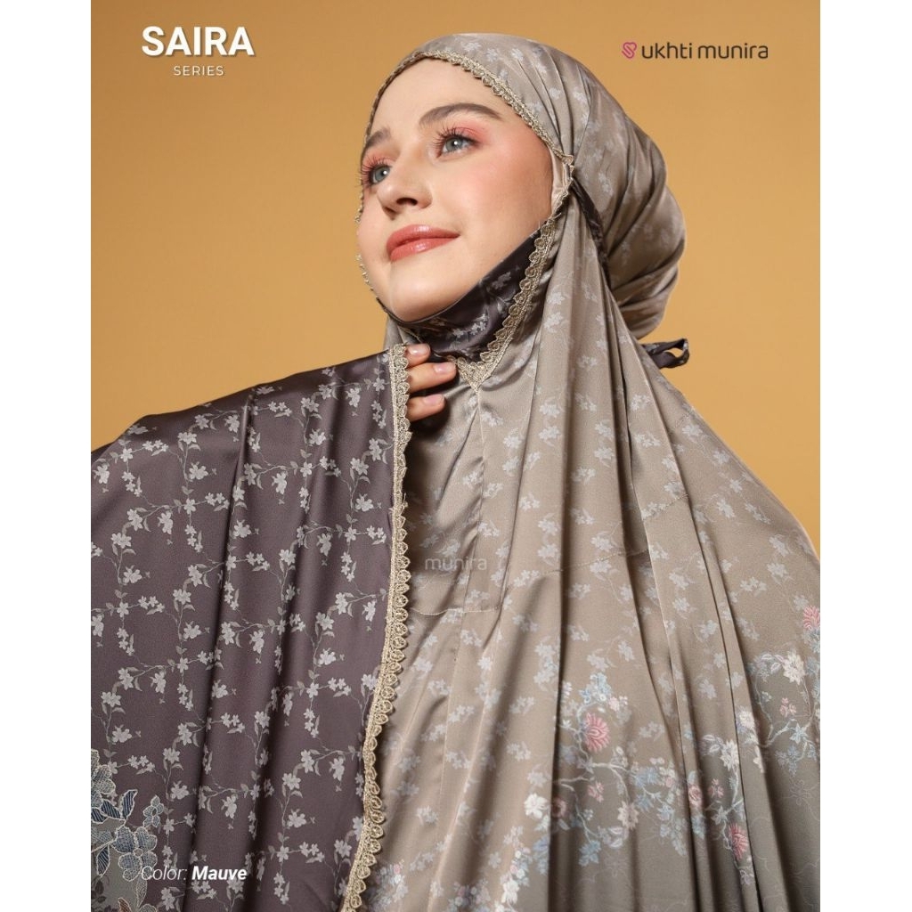SAIRA MUKENA SILK TERBARU UKHTI MUNIRA MUKENAH JUMBO