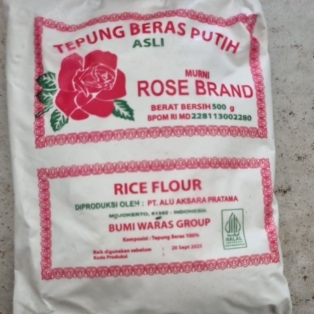 

Tepung beras rose brand