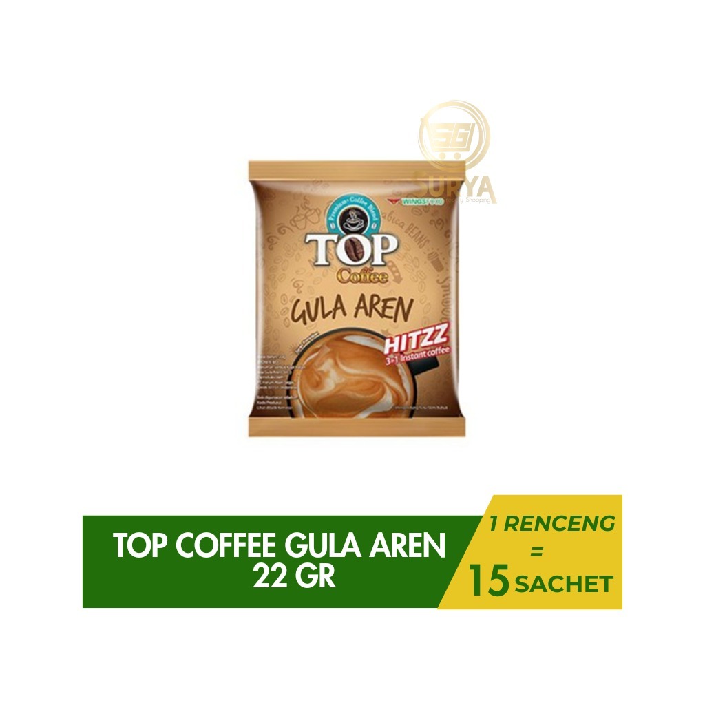 

TOP COFFEE GULA AREN 1 RENTENG ISI 15 PCS