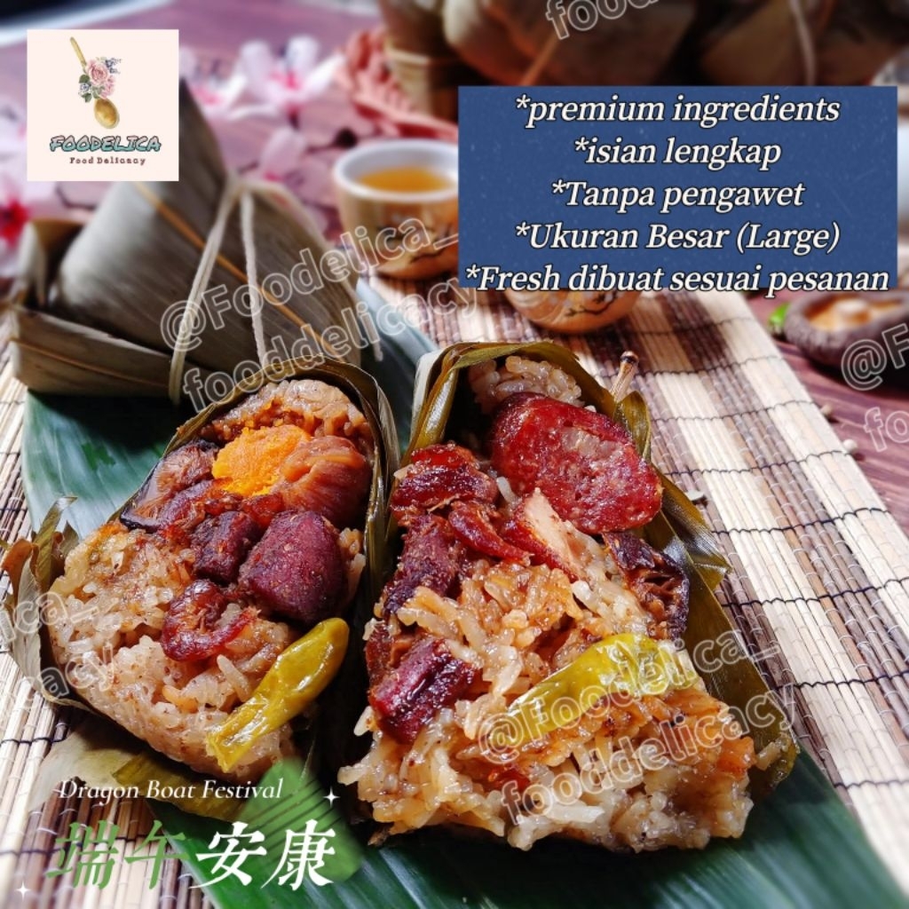 

Bakcang medan ketan | bakcang nasi beras jepang | kicang medan