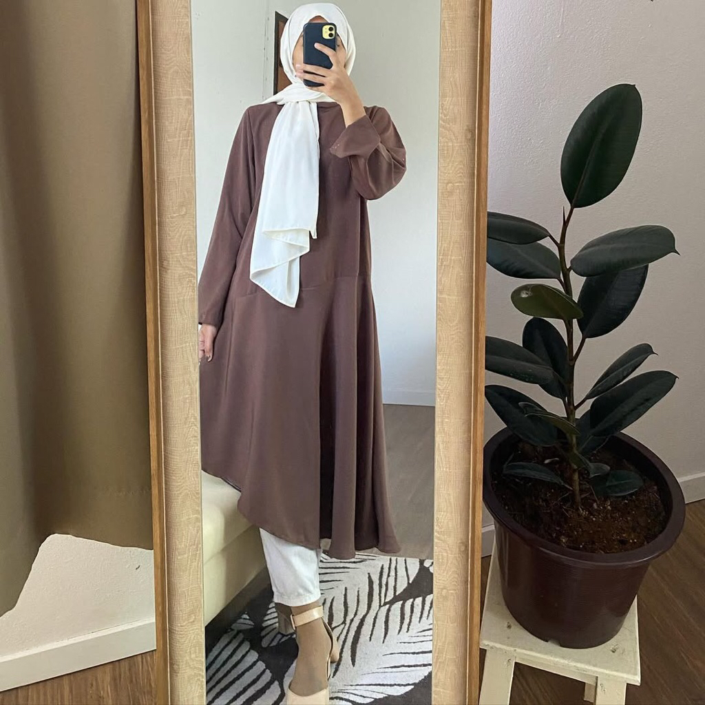 Tunik Basic / Tunik Polos / Tunik Wanita simple / Galeiyya Tunik