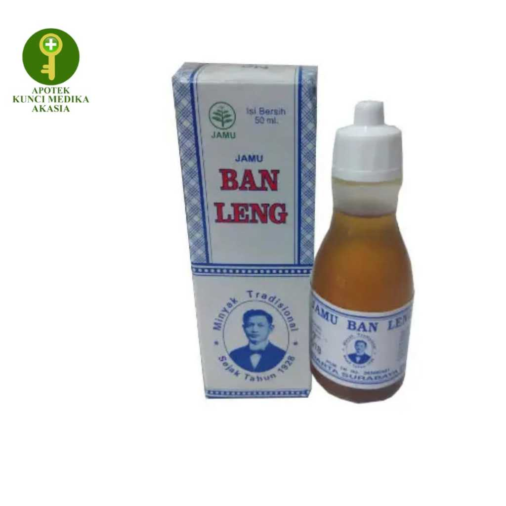 

Jamu Ban Leng Minyak Tradisional Isi Bersih 50 ml.