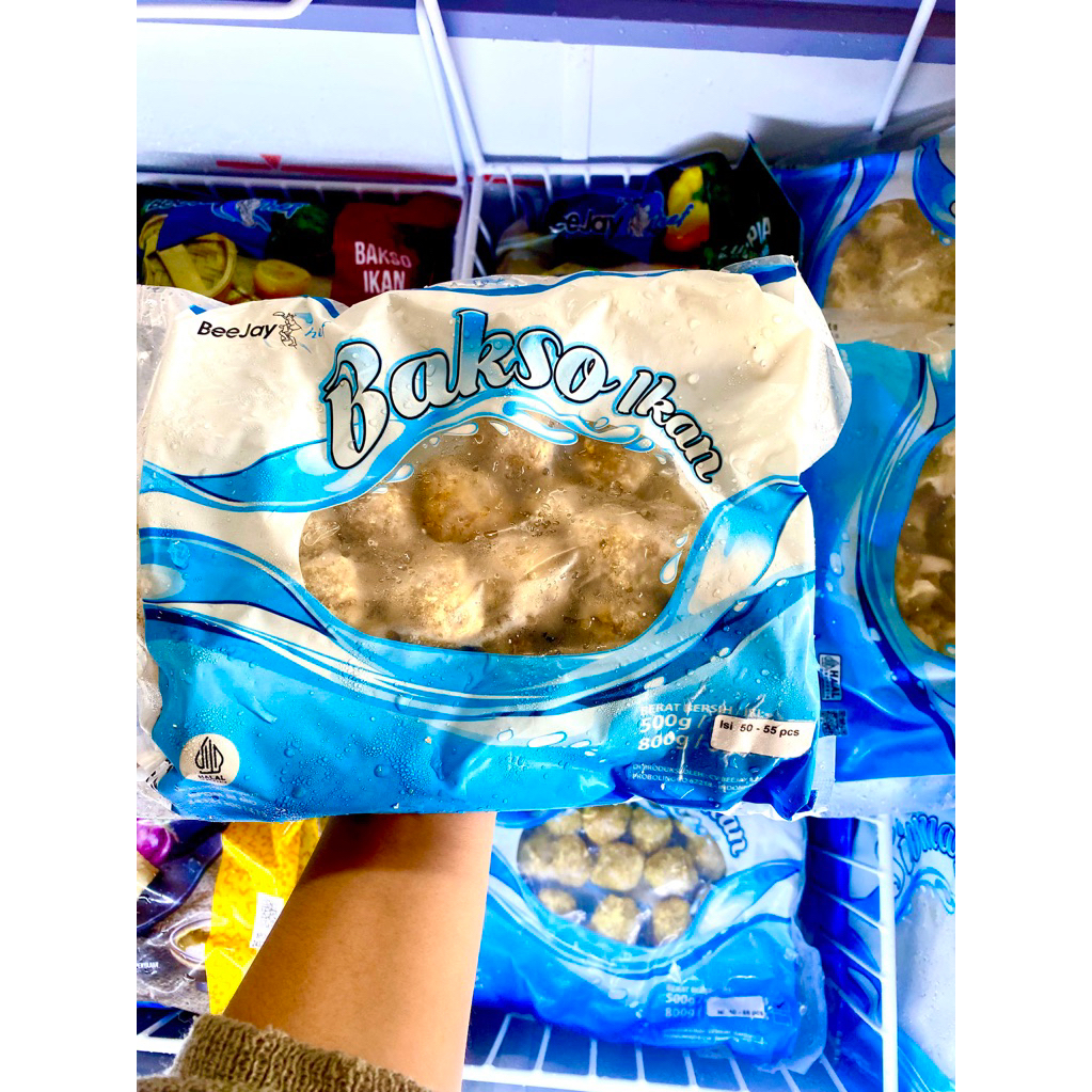 

Bakso Ikan 500gr Reguler BeeJay Chef / bakso ikan frozen