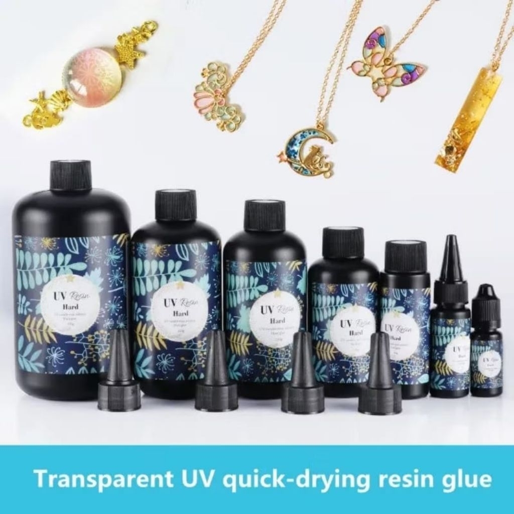 

Resin UV Bening Resin UV Hard Lem Uv Resin Hard 25/50/100g