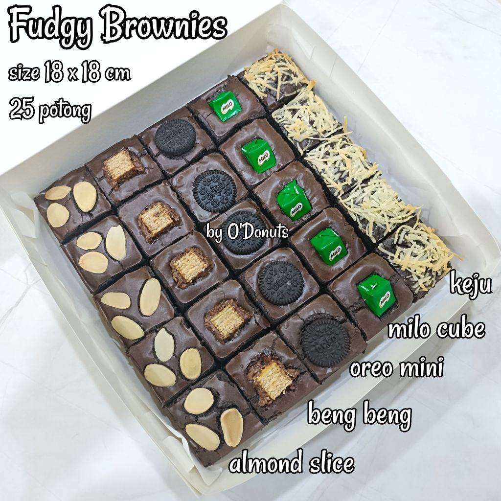 

Fudgy Brownies 18x18cm