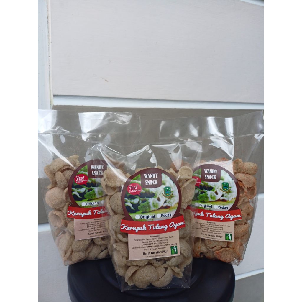 

Kerupuk Tulang Ayam Wandy Snack