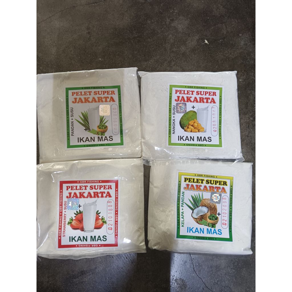PELET JAKARTA IKAN MAS/ UMPAN JAKARTA SUPER